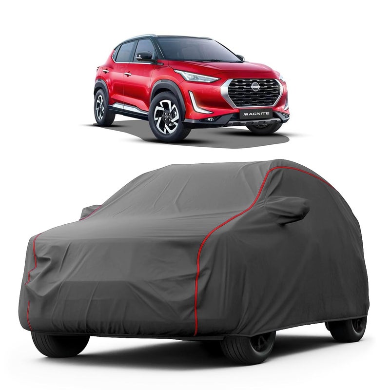 MADAFIYA Heavy-Duty Car Cover for Compatible with Nissan Magnite (2019 to 2025 All Models) Deluxe Car Protection Cover – Waterproof & UV-Resistant All-Season Exterior Protection - Image 1