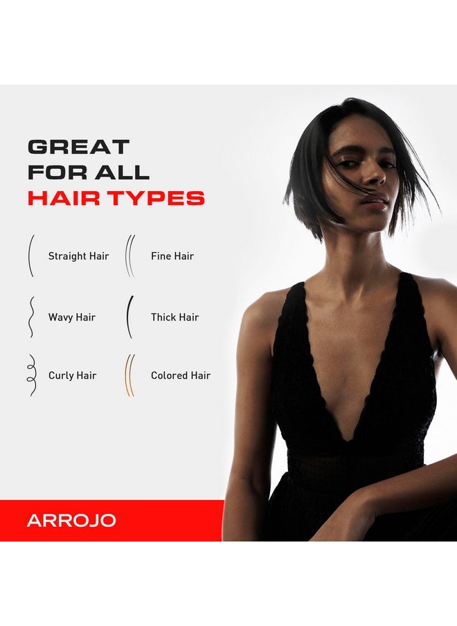 ARROJO Set & Style Hair Spray - Blow Dry Spray To Create Body, Shine, Hold - Hair Shine Spray For Blow-Drying -Hair Setting - Anti Frizz Hair Products To Fight Humidity (6 Oz)  - Image 3