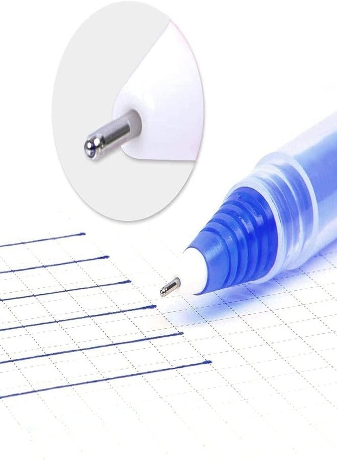 Like-It like it Fine Roller Gel Pen 0.5mm - Premium Large Capacity Blue Color Ink Liquid Gel Pens for Smooth Writing, Ideal for Office and School Use, Pack of 10 - Image 3