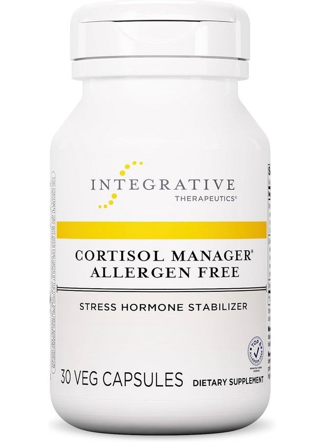 Integrative Therapeutics Cortisol Manager - Allergen-Free - Supplement with Ashwagandha and L-Theanine - Supports Relaxation & Calm to Support Restful Sleep* - 30 Tablets - Image 1