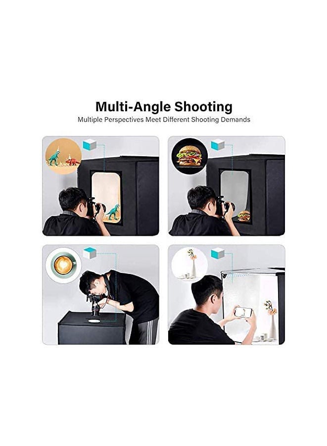 Photography White Box With Led Light 40x40x40cm - Image 2