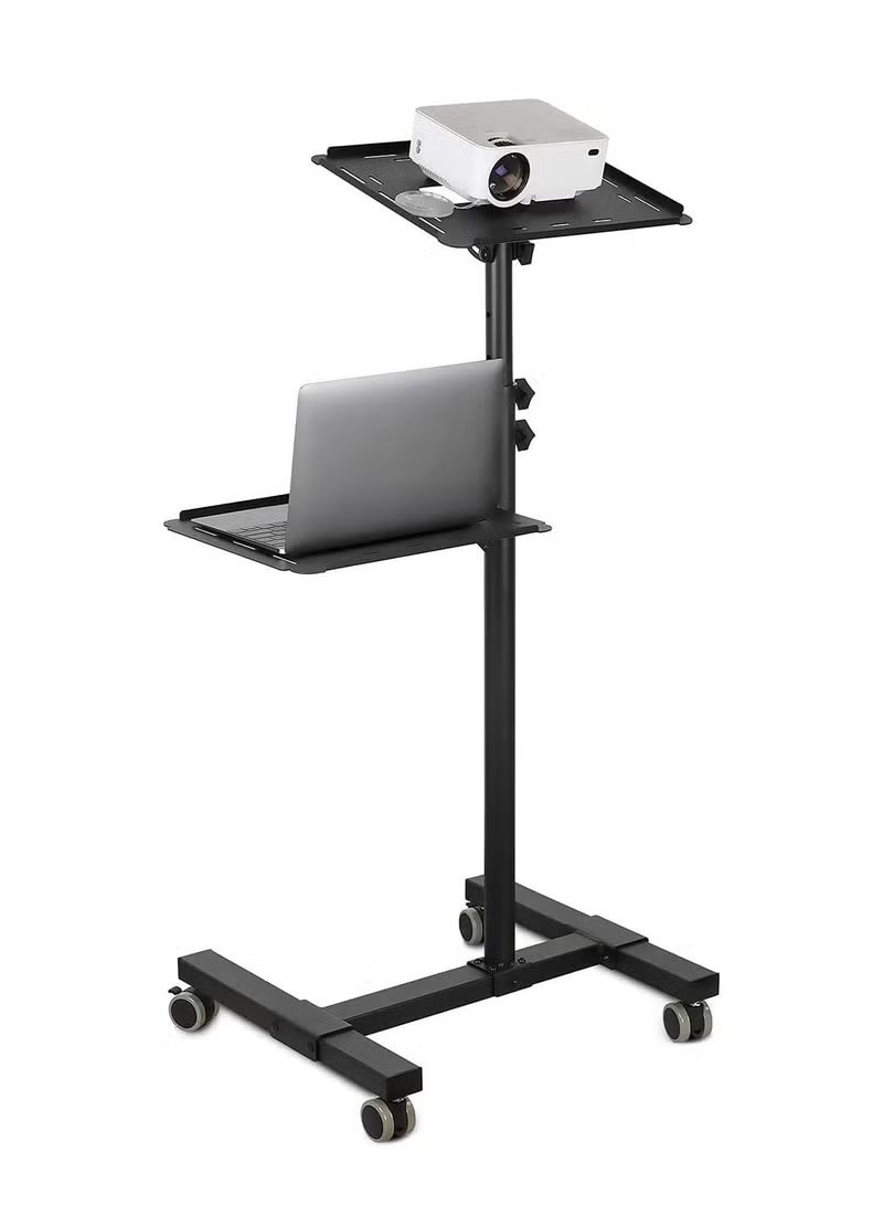 Skill Tech Adjustable Projector and Laptop Floor Stand Trolley - Image 1