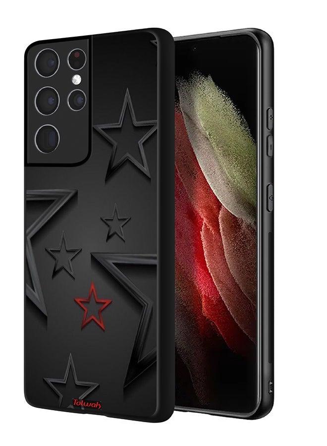 Tolwak Samsung Galaxy S21 Ultra 5G Protective Case Cover Stars Pattern - Image 1