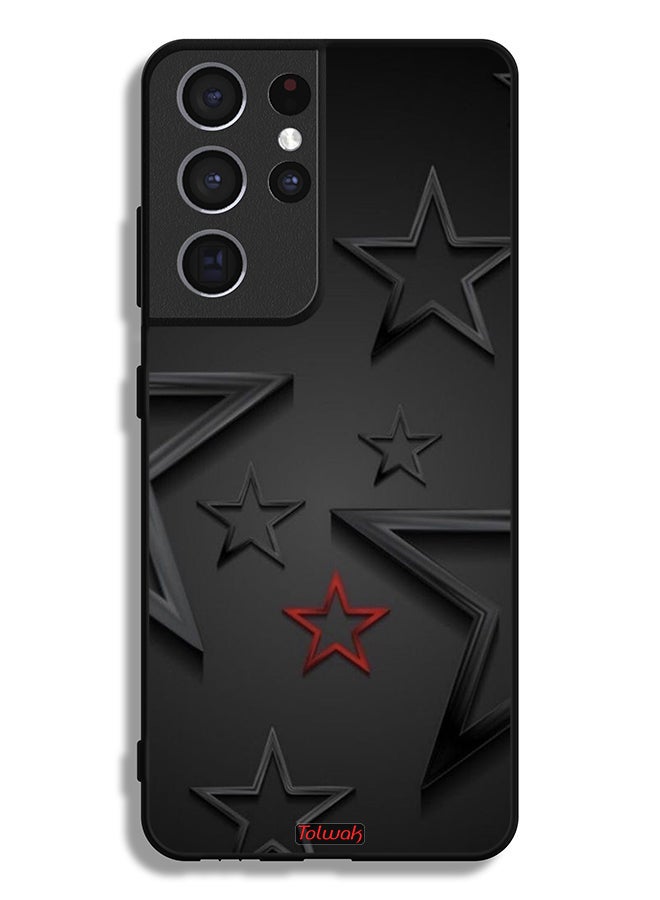 Tolwak Samsung Galaxy S21 Ultra 5G Protective Case Cover Stars Pattern - Image 3