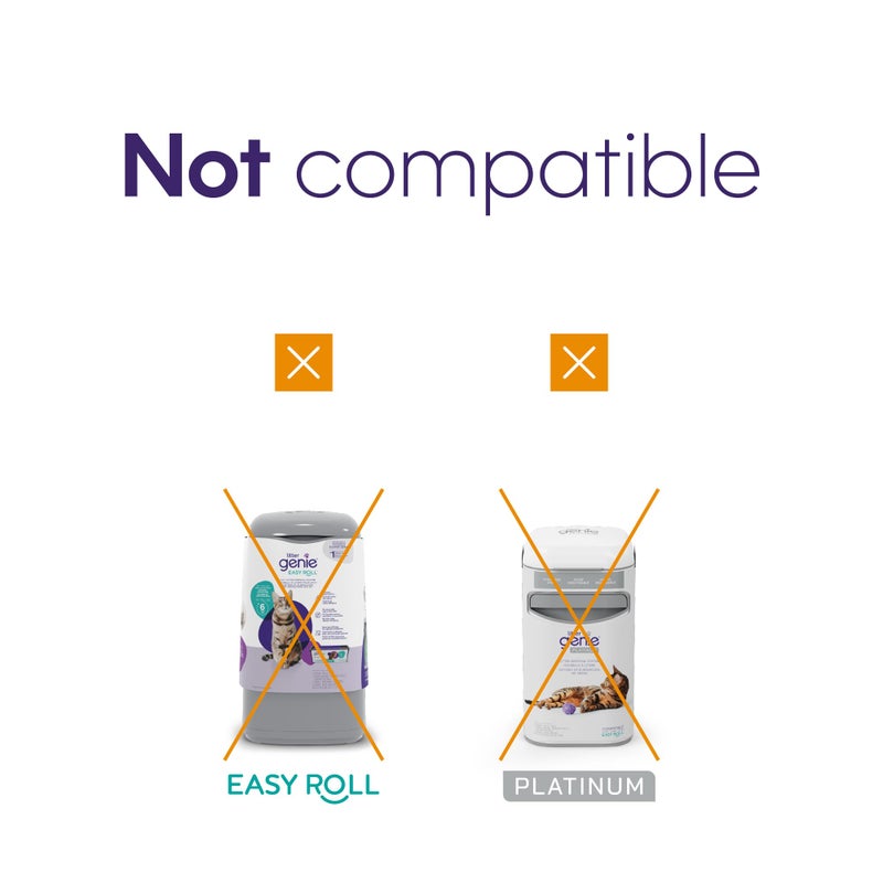 Litter Genie Refill Bags | Standard 4-Pack, 56 total ft | Up to 8 Months of Supply | Ultimate Odor Control Cat Litter Bags - Image 3