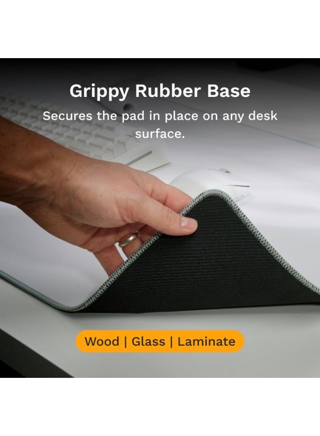 Glorious Gaming Mouse Pad GMP 2 - 3XL - Spill-Proof Mouse Pad, Optimised for Gaming Sensors, Balanced Surface for Speed & Control, Anti-fray Edges - White - Image 5