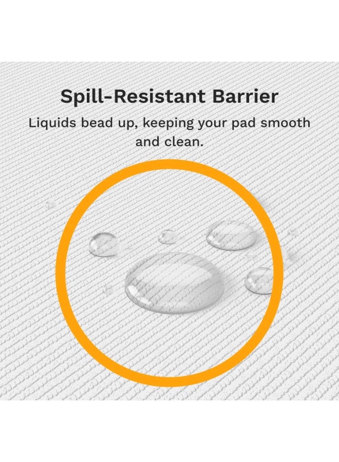 Glorious Gaming Mouse Pad GMP 2 - 3XL - Spill-Proof Mouse Pad, Optimised for Gaming Sensors, Balanced Surface for Speed & Control, Anti-fray Edges - White - Image 2