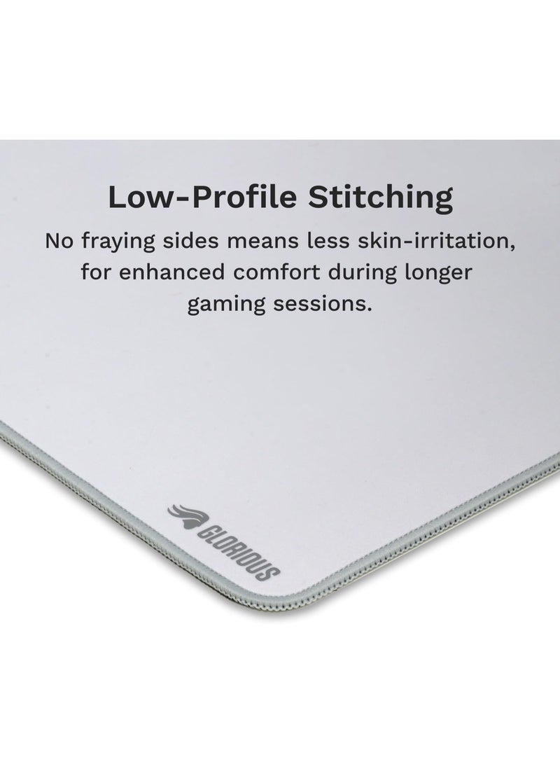 Glorious Gaming Mouse Pad GMP 2 - 3XL - Spill-Proof Mouse Pad, Optimised for Gaming Sensors, Balanced Surface for Speed & Control, Anti-fray Edges - White - Image 4