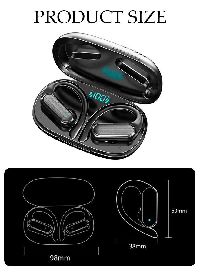 DUNISO Wireless Earbuds Bluetooth 5.3 Headphones Wireless Charging Case Sports Ear Buds Touch Control LED Power Display Built-in Mic Headset Waterproof Earphones in-Ear for IOS and Android - Image 2