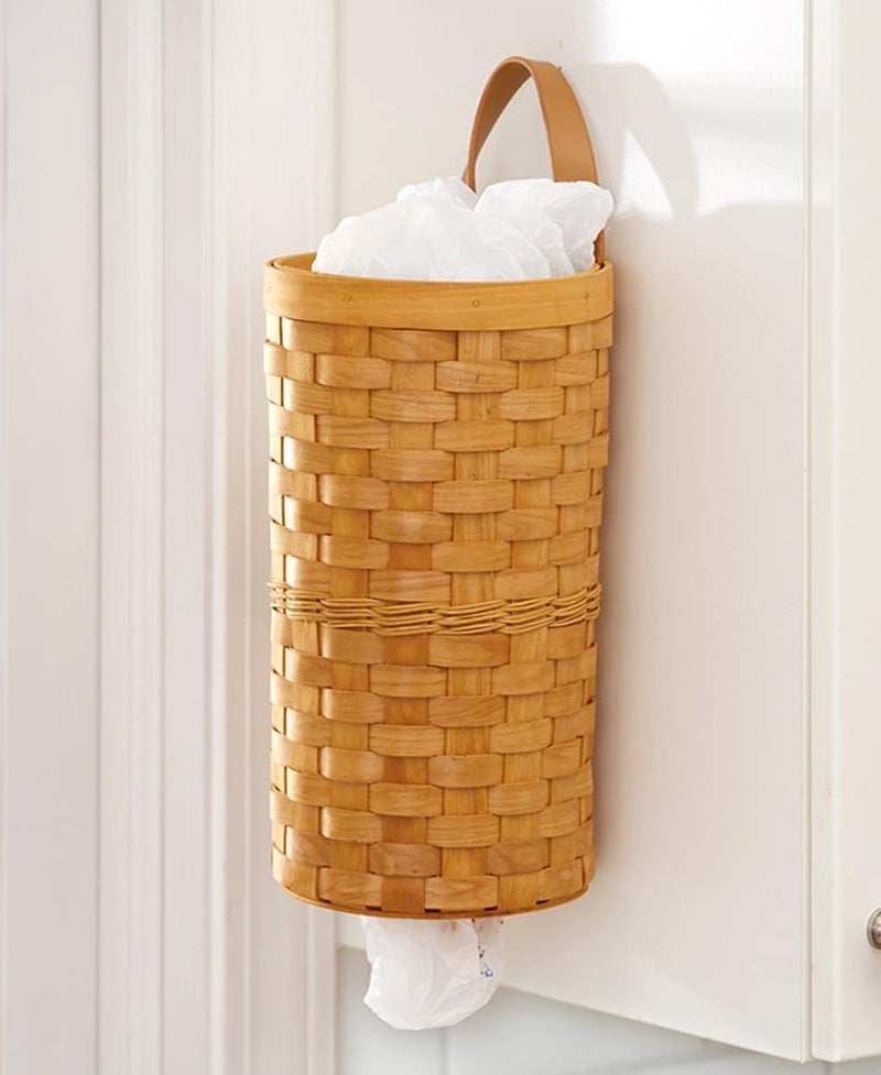 LCI Plastic Bag Dispenser Baskets (Natural Honey) - Image 1