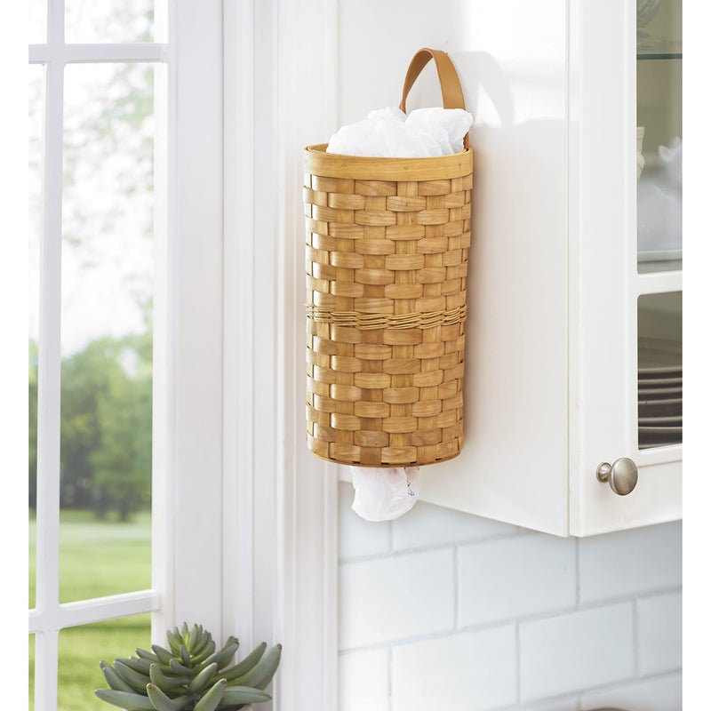 LCI Plastic Bag Dispenser Baskets (Natural Honey) - Image 5