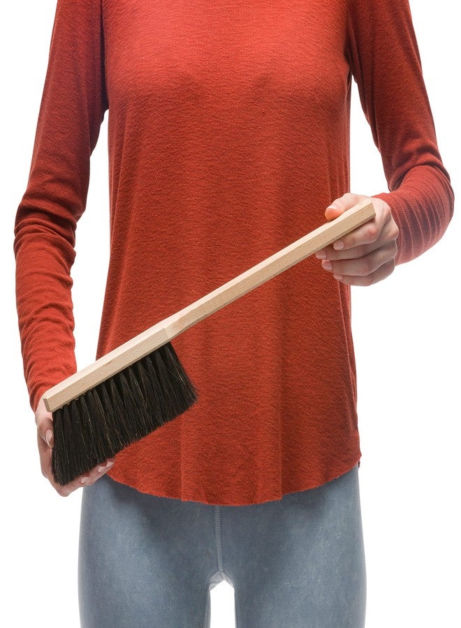 Redecker Ultra-Slim Horsehair Hand Brush with Oiled Beechwood Handle, 13-3/4-Inches - Image 3