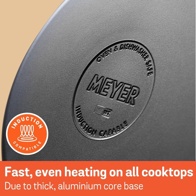 MEYER Meyer Accent Series Stainless Steel Dutch OvenCookingServing Casserole Pan With Ergonomic Grip Silicone HandlesGasInduction Compatible65 LitersPolished  - Image 5