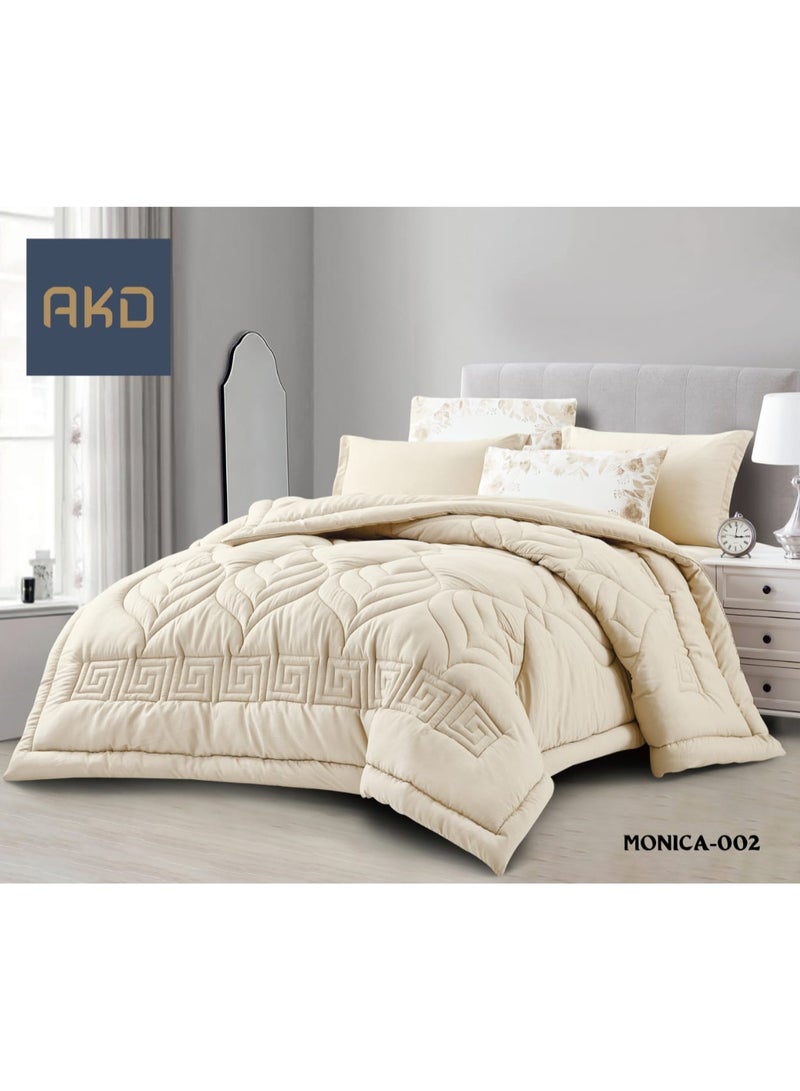 Summer floral double-sided mattress, two-sided system, excellent soft material, quilt, king size, 220 x 240 cm