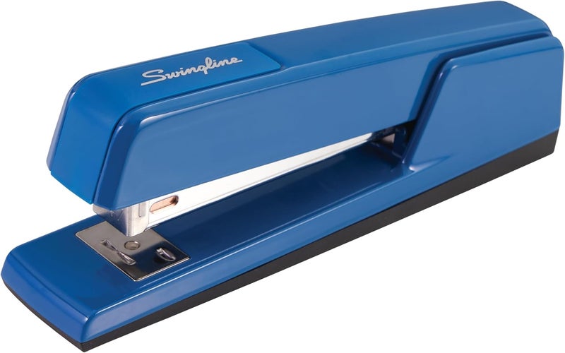 Swing Line Stapler, 747 Classic Desktop Stapler, 20 Sheet Capacity, Metal, True Blue (74724) - Image 1