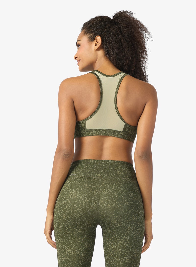 PUMA 4Keeps Padded Pebble Printed Bra - Image 2