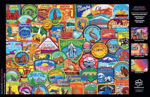 Buffalo Games - Lewis T. Johnson - National Park Patches - 1000 Piece Jigsaw Puzzle for Adults -Challenging Puzzle Perfect for Game Nights - Finished Size is 26.75 x 19.75 - Image 5