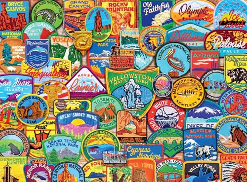 Buffalo Games - Lewis T. Johnson - National Park Patches - 1000 Piece Jigsaw Puzzle for Adults -Challenging Puzzle Perfect for Game Nights - Finished Size is 26.75 x 19.75 - Image 2