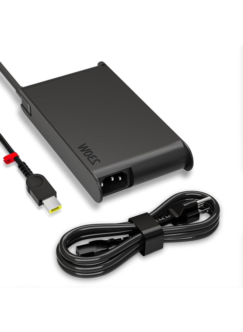 Terabyte شاحن لابتوب 230 واط متوافق مع شاحن لينوفو ليجن 5 و ثينك باد P51 P52 P53 P71 P72 P73 ليجن 5 7 Y540 Y545 Y730 Y740 Y900 Y910 Y7000 - Image 1