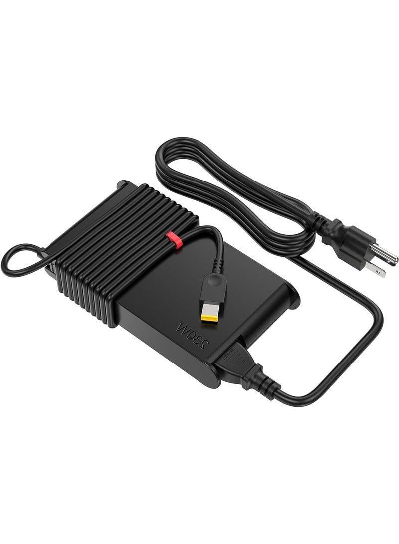 Terabyte شاحن لابتوب 230 واط متوافق مع شاحن لينوفو ليجن 5 و ثينك باد P51 P52 P53 P71 P72 P73 ليجن 5 7 Y540 Y545 Y730 Y740 Y900 Y910 Y7000 - Image 2