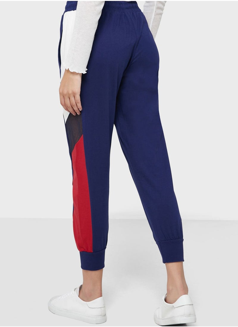 Dress Berry - Dressberry Women Navy Blue Pure Cotton Solid Joggers - Image 1