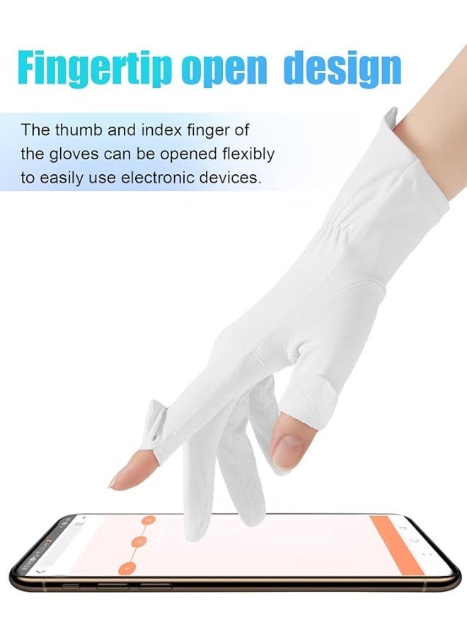 Lynacz Original Women UV Sun Protection Gloves Breathable Full Finger Gloves - Image 4