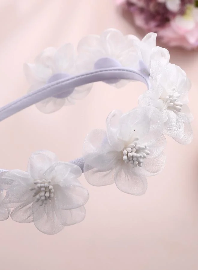 Take Two Flower Applique Headband
