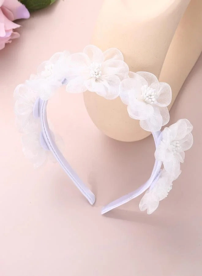Take Two Flower Applique Headband