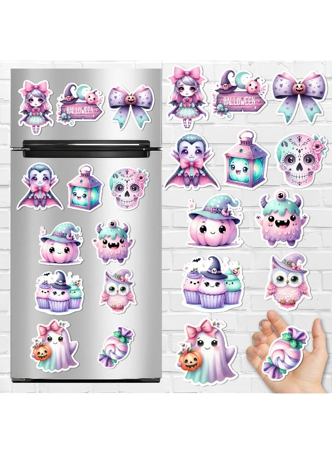 مجموعة مغناطيسات الثلاجة لهالوين – 12 قطعة  تصاميم مرعبة وممتعة تشمل اليقطين، الأشباح، العناكب، والساحرات – مثالية لتزيين الثلاجة، المطبخ، والمنزل بأجواء هالوين احتفالية ومميزة - Image 1