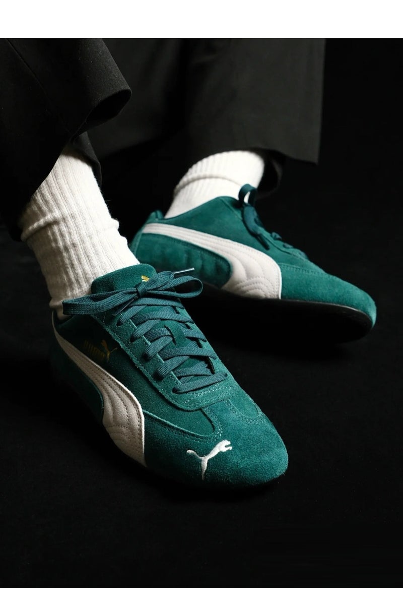 PUMA Speedcat Go OG Sneakers Green/White For Men/Women/Students - Image 4