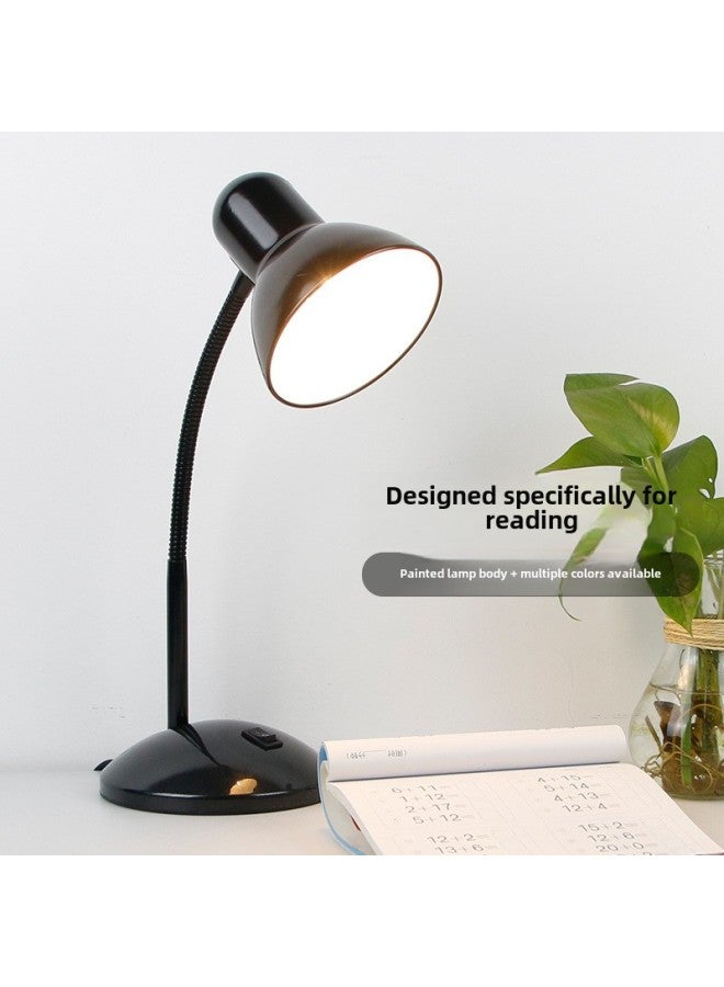 Generic LED Learning Simple Table Lamp For Students Reading And Writing Bedside Desktop Plug-in Night Feeding Nail Art Tattoo Lamp-Color:Orange - Reading To Study White Light (high Configuration 9 Watts, Three Levels Of Brightness And Darkness)  - Image 2
