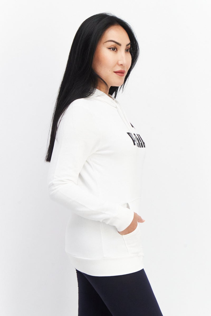 PUMA Women Sportswear Fit Long Sleeves Outdoor Sweatshirt, White - Image 2