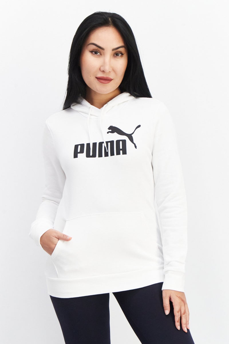 PUMA Women Sportswear Fit Long Sleeves Outdoor Sweatshirt, White - Image 1