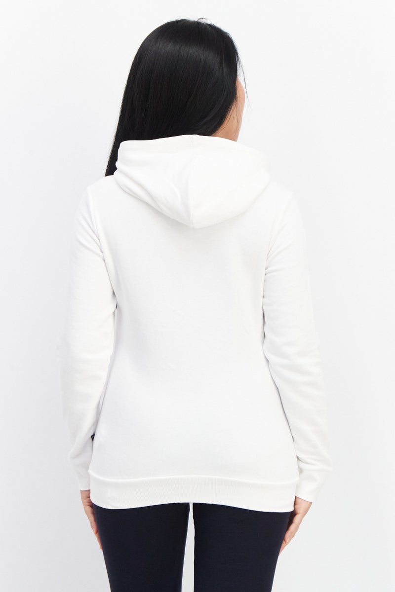 PUMA Women Sportswear Fit Long Sleeves Outdoor Sweatshirt, White - Image 3
