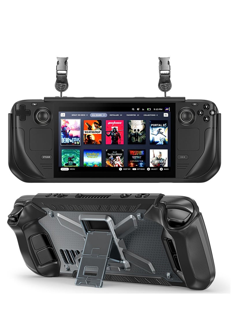 GULFLINK Back Cover Protect Case for Steam deck 2021/2022 Black  - Image 1