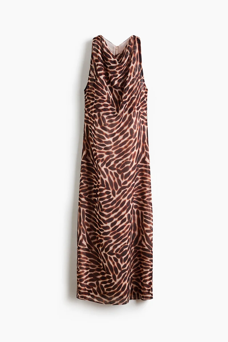 H&M Sleeveless cowl-neck dress