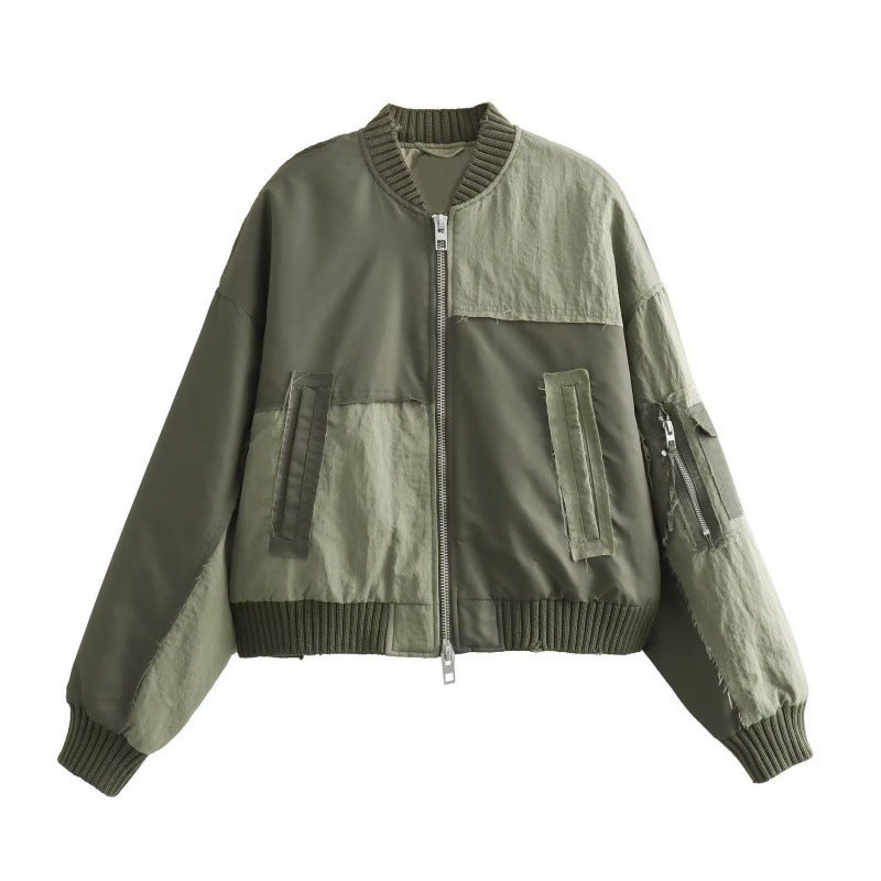 New Autumn Patchwork Jacket and Pant Set Women Shirt - Image 2