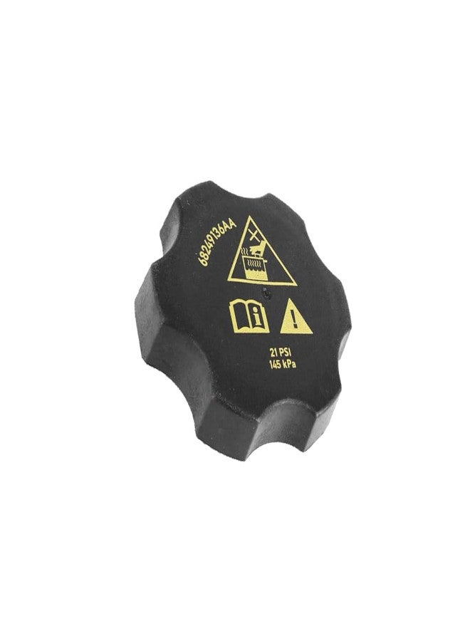 SUMECARGO 68442532AA Radiator Coolant Tank Cap Fit for 17-21 for Chrysler Pacifica 16-21 for Dodge Durango 14-21 for Jeep Cherokee 17-21 for Jeep Compass 16-20 for Jeep Grand Cherokee - Image 1