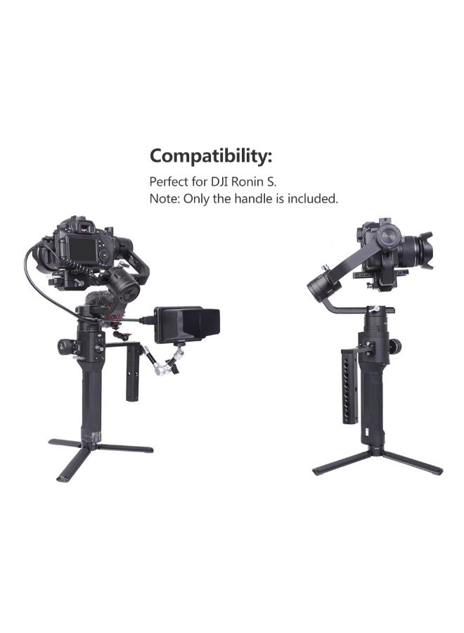 NIBEMINENT Vision Neck Handle Hold Plate Bracket Grip Extension Rods Bar With Hot Shoe Mount Black - Image 2