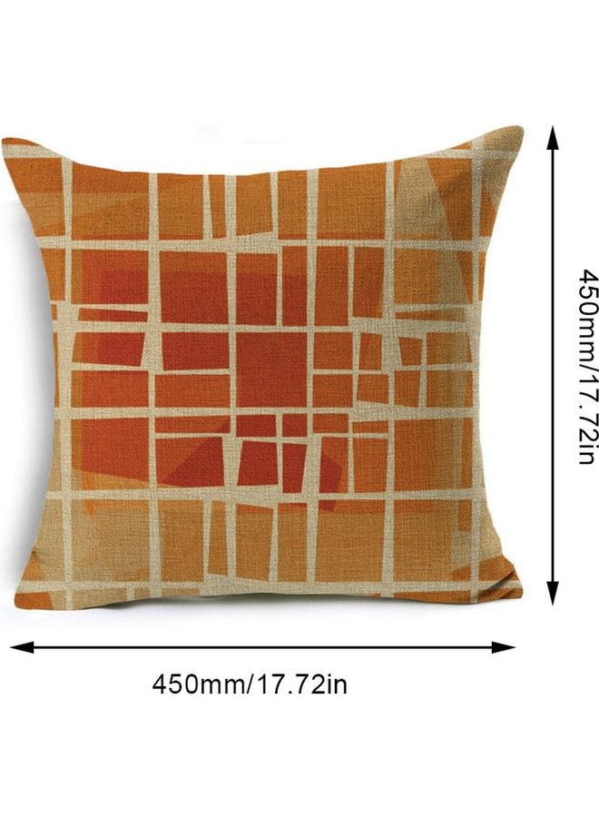 NIBEMINENT Simple Geometric Printed Fashionable Pillow Covers Home Throw Pillowcase Multicolour - Image 2