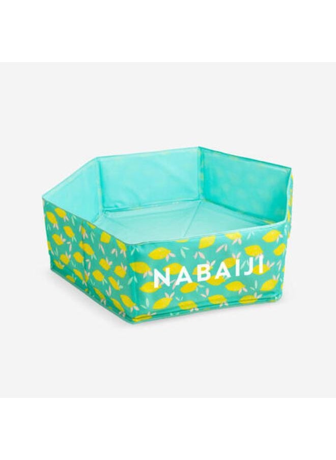NABAIJI Kid’s Paddling Pool TIDIPOOL 88.5 cm with Waterproof Carry Bag “Lemons”  - Image 1