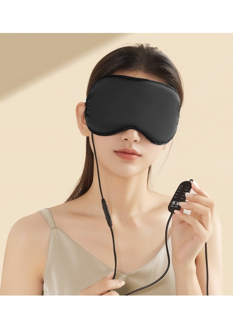 Generic Heated Eye Mask for Dry Eyes, Warm Eye Compress with Flaxseed Graphene FIR for MGD, Dry Eye Syndrome, Chalazion Blepharitis Stye Eye Treatment, Steam Moist to Unclog Glands (Black)  - Image 1