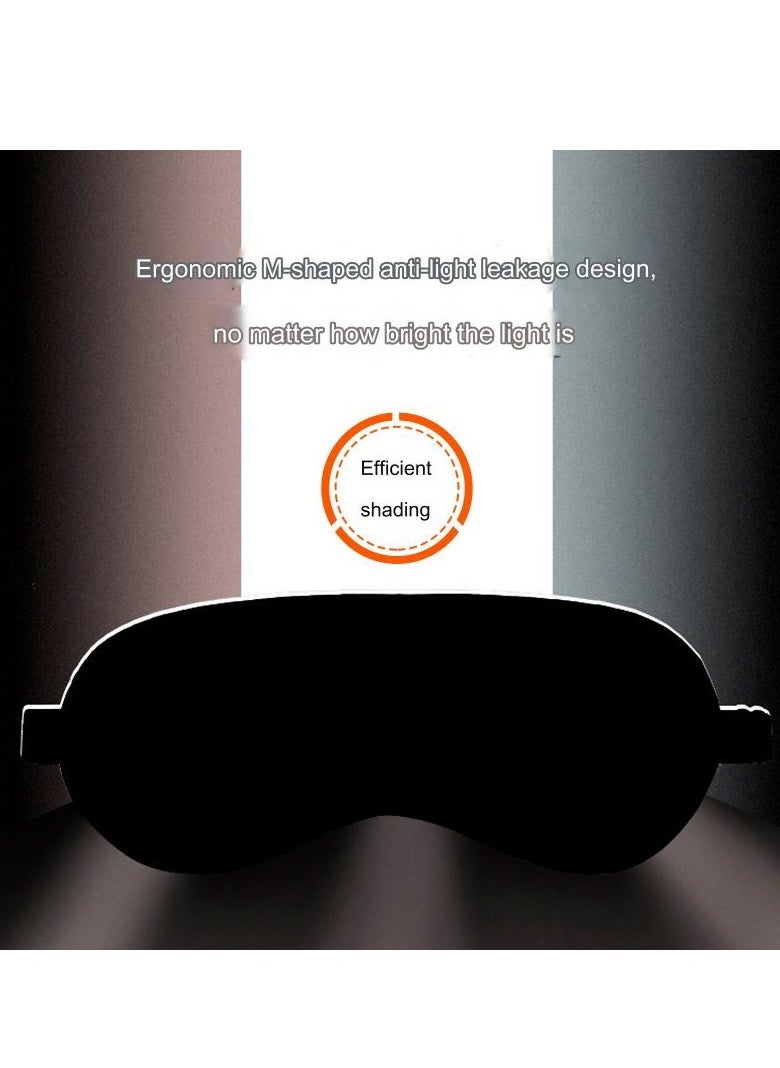 Generic Heated Eye Mask for Dry Eyes, Warm Eye Compress with Flaxseed Graphene FIR for MGD, Dry Eye Syndrome, Chalazion Blepharitis Stye Eye Treatment, Steam Moist to Unclog Glands (Black)  - Image 2
