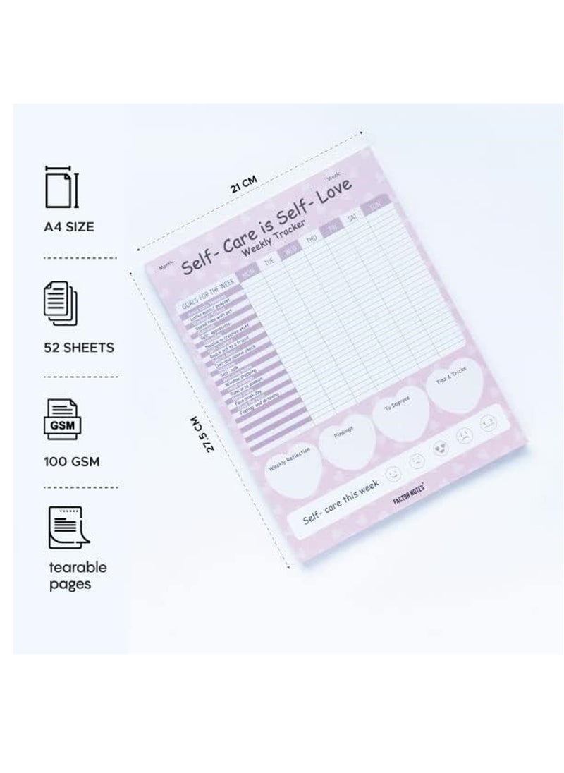 FACTOR NOTES دفتر ملاحظات قابل للتمزيق بحجم A4، 52 ورقة  - Image 2