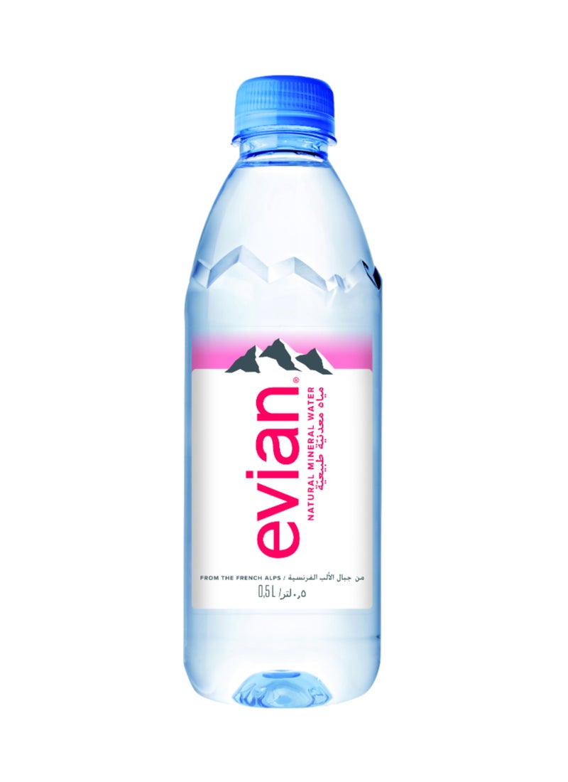 Evian Natural Mineral Water 24 x 500ml 24 x 500ml - Image 5