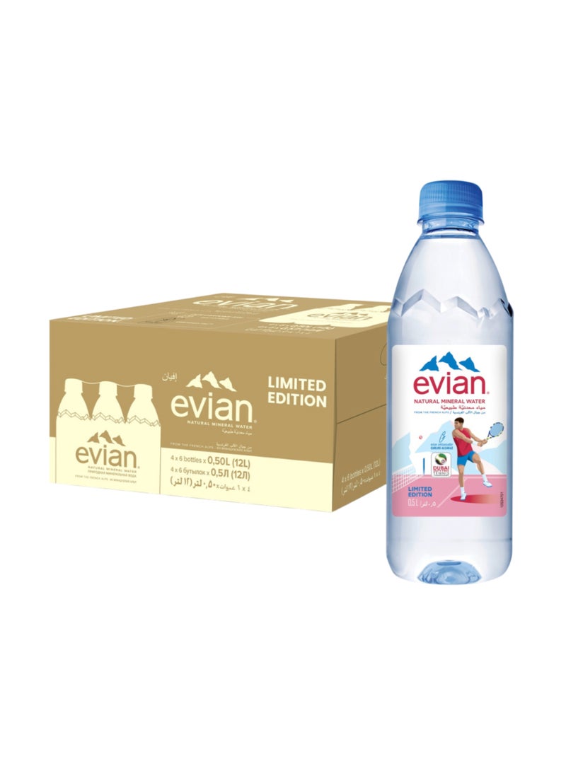 Evian Natural Mineral Water 24 x 500ml 24 x 500ml - Image 4
