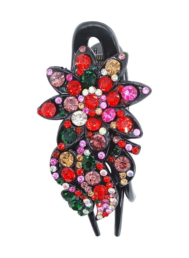 SYGA Women Rhinestone Hair Buckle Flexible Clip Hair Pin Adult Head Top Buckle Hair Accessories For Women, Girls (Style19) - Image 1