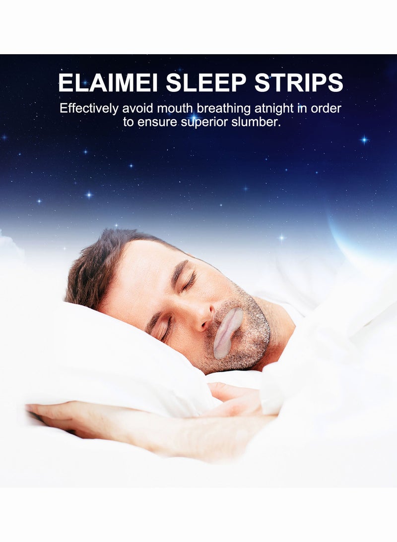 Anti Open Mouth and Closed Mouth Patch for Sleeping 90Pcs Anti Snoring Mouth Tape Sleep Stop Snoring Breathing Patch Suitable for Improving Sleep and Relieving Snoring - Image 3