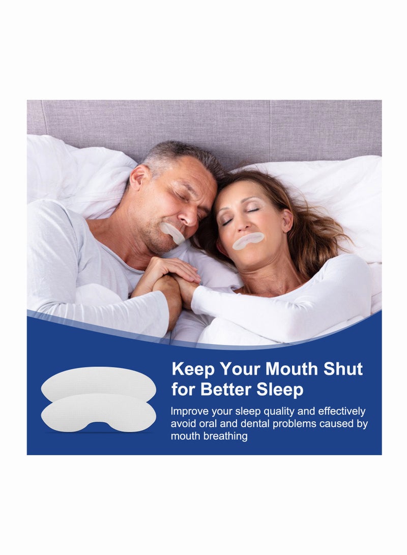 Anti Open Mouth and Closed Mouth Patch for Sleeping 90Pcs Anti Snoring Mouth Tape Sleep Stop Snoring Breathing Patch Suitable for Improving Sleep and Relieving Snoring - Image 4