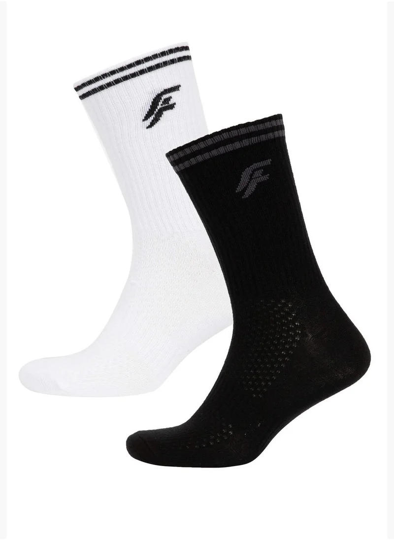 DeFacto 2 Pack Man High Cut Socks